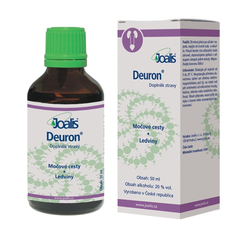Deuron® 50ml kapičky přispívají k normální funkci ledvin a močového ústrojí -  Joalis základní