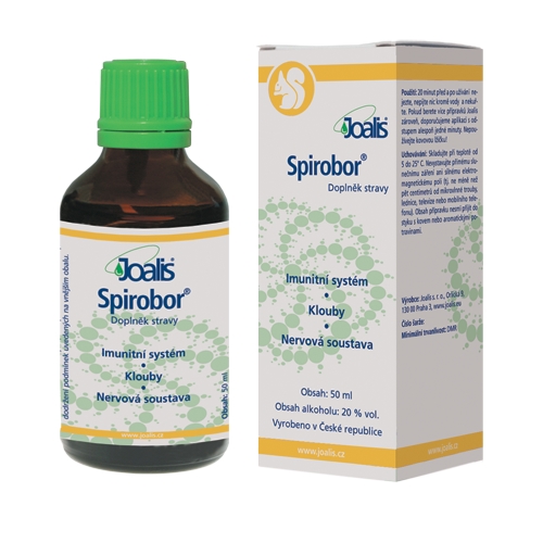 Spirobor®50ml kapičky mohou vylepšit imunitu a stav kloubů.  Joalis základní