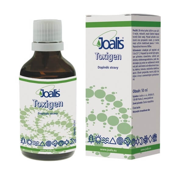 Toxigen® 50ml kapičky,mají vliv na čištění – vylučování toxínů z organismu. Joalis základní