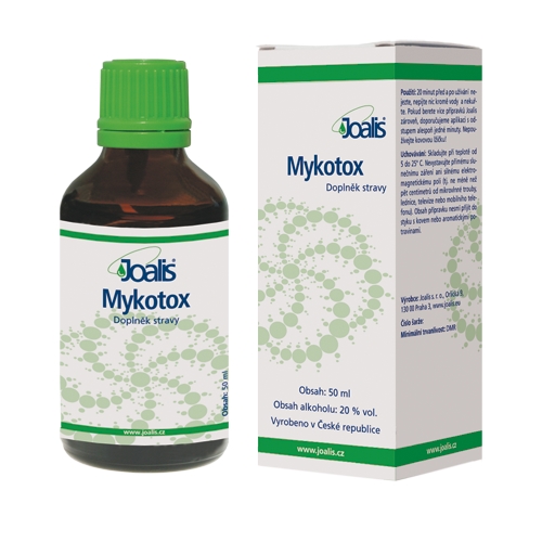 Mykotox 50ml Přírodní kapky se směsí rostlinných macerátů. Joalis doplněk stravy