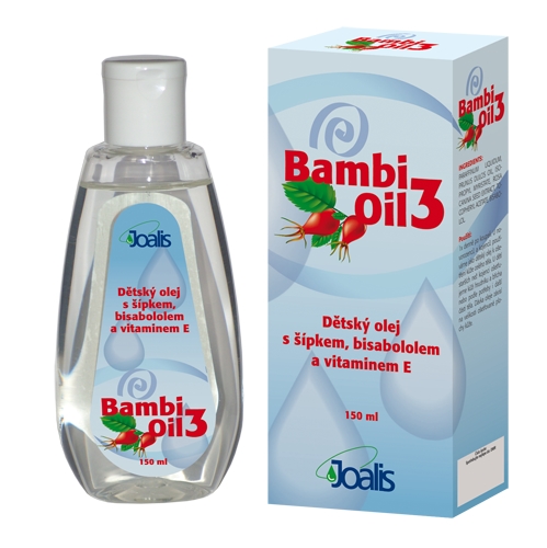 Bambi Oil č.3, 150 ml s šípkem a vitamínem A