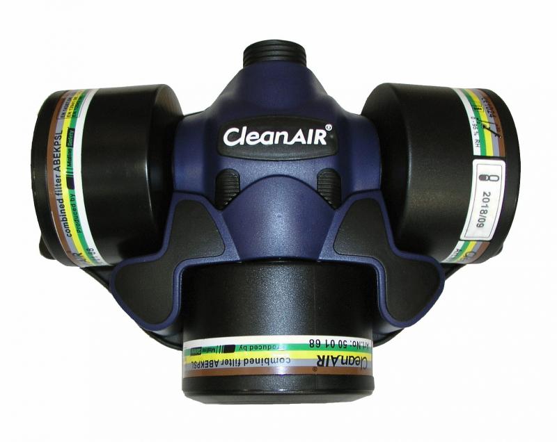 CleanAIR Chemical 3F Plus s opaskem,indikátorem,nabíječkou
